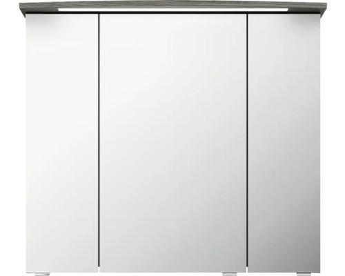 Spiegelschrank mit drei Türen und Beleuchtung