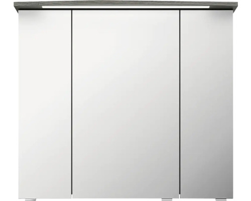 Spiegelschrank mit drei Türen und Beleuchtung