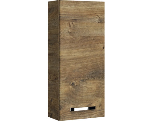 Hochschrank mit Holzoptik für das Badezimmer