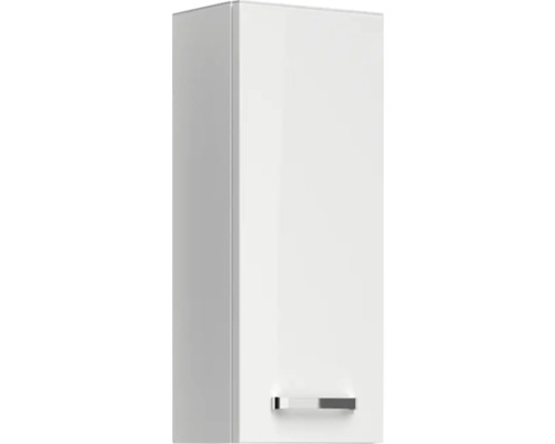 Armoire suspendue de salle de bains blanche avec poignée