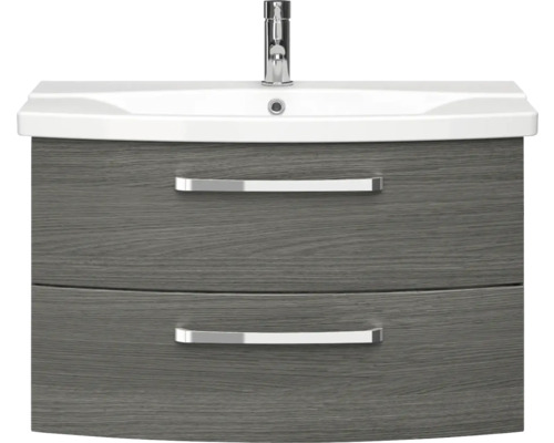 Waschtischunterschrank mit zwei Schubladen, Waschbecken und Armatur