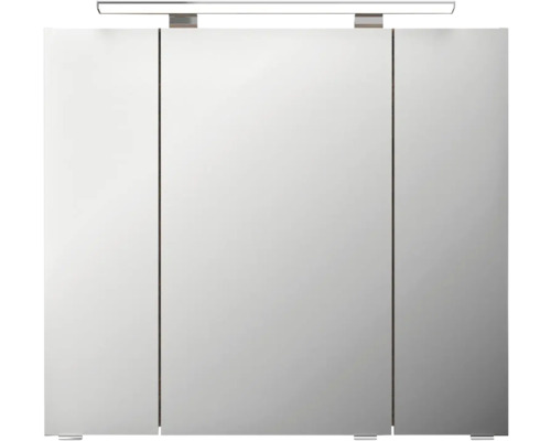 Spiegelschrank mit drei Türen und Beleuchtung