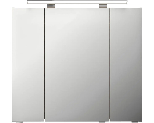 Spiegelschrank mit drei Türen und Beleuchtung