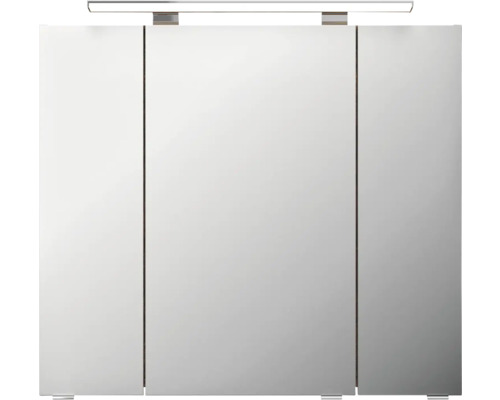 Spiegelschrank mit drei Türen und Beleuchtung