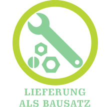 Lieferung als Bausatz Symbol