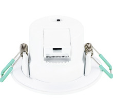 Spot encastrable en blanc avec ressorts de fixation