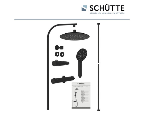 Schütte Duschsystem mit Kopfbrause, Handbrause und Thermostat