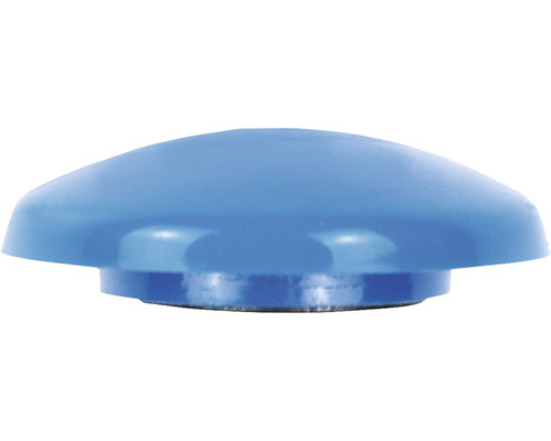 Bouton de meuble bleu