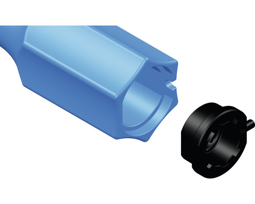 Extracteur bleu avec insert noir