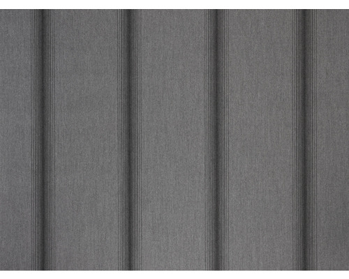 Tissu gris à lamelles verticales pour stores