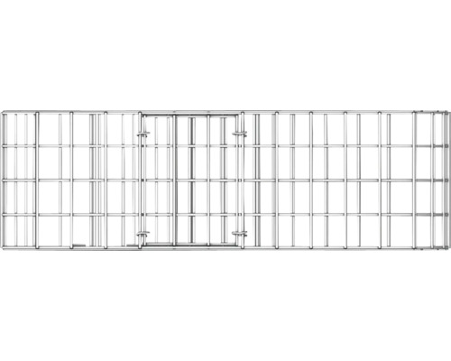 Draufsicht auf ein Stahlcontainer-Gerüst