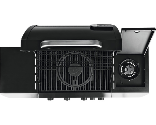 Grill mit Seitenbrenner