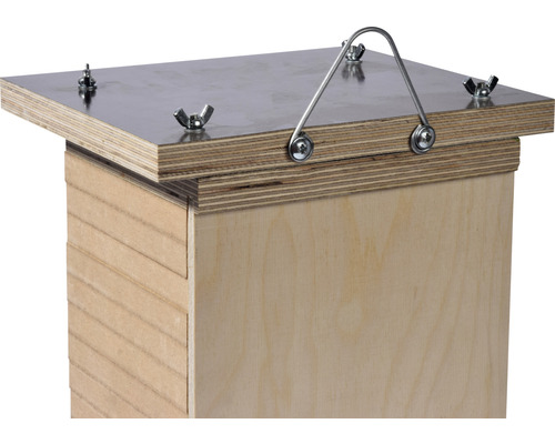 Pflanzenpresse aus Holz mit Flügelmuttern