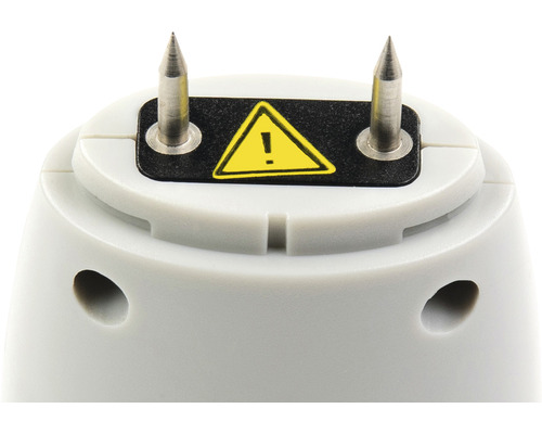 Humidimètre avec panneau d''avertissement et pointes de mesure