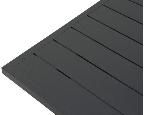 Vue détaillée d''un plateau de table avec structure à lattes