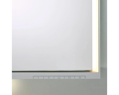 Hotte aspirante avec panneau de commande et éclairage