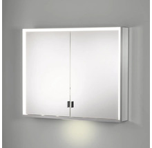 Armoire de toilette avec éclairage et deux portes