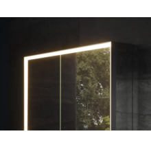 Armoire de toilette éclairée avec réflexion