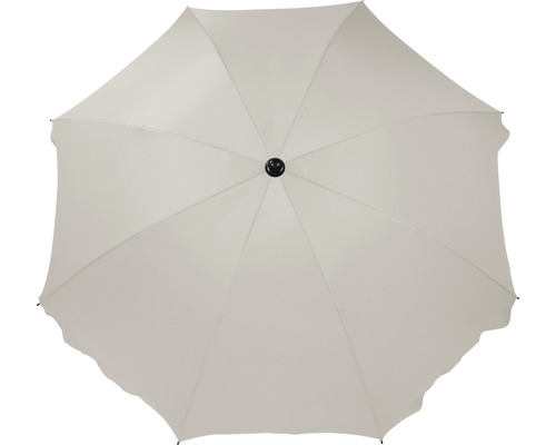 Geöffneter Sonnenschirm von oben