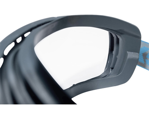 Skibrille mit klarem Glas