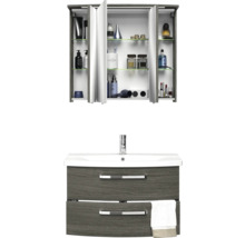 Badezimmer-Set mit Spiegelschrank und Waschtischunterschrank