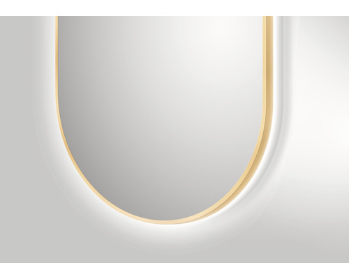 Miroir en forme de U avec éclairage