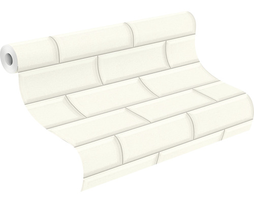 Rouleau de papier peint avec motif de briques