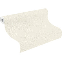 Papier peint intissé 689716 Rhapsody graphique crème