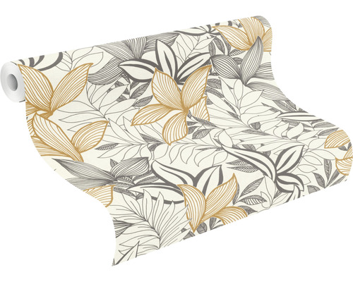 Tapetenrolle mit Blättermuster