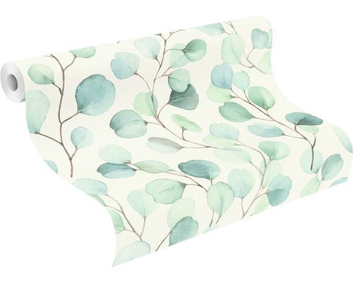 Rouleau de papier peint avec motif eucalyptus