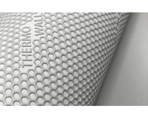 Gros plan d''une plaque isolante Thermo Wall avec une structure alvéolaire