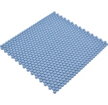 Mosaïque avec des pierres rondes