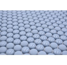 Gros plan de carreaux de mosaïque bleu clair