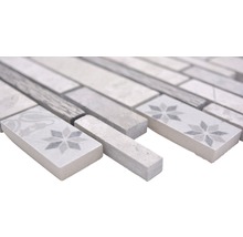 Carreaux de mosaïque en pierre avec décor