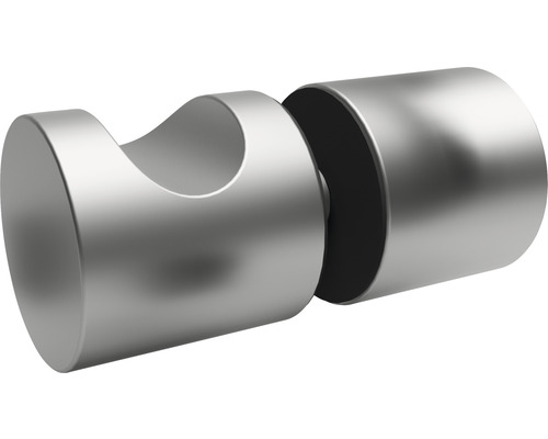 Einzelner, runder Kleiderhaken aus Metall