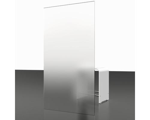 Panneau de protection visuelle en verre avec socle