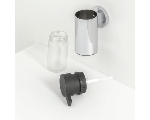 Distributeur de savon mural indépendant avec récipient vide