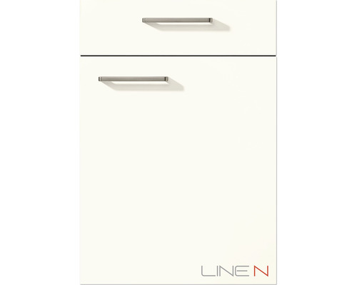 Küchenschrank mit zwei Schubladen und Griffen