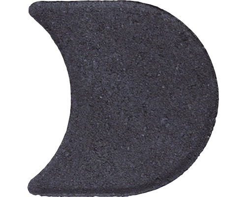 Mondförmiger Pflasterstein