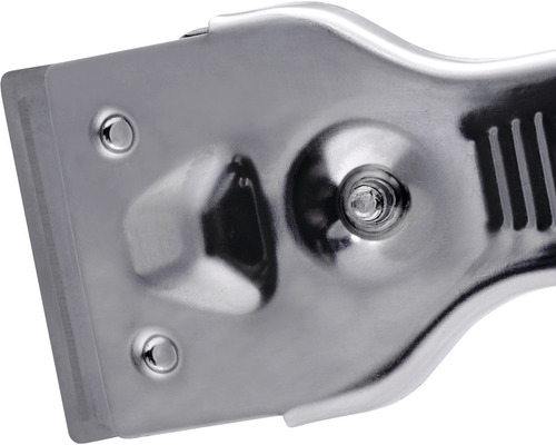 Glasschaber aus Metall mit Kunststoffklinge