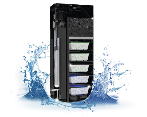 Aquarium Innenfilter mit Filterschwamm und Heizelement