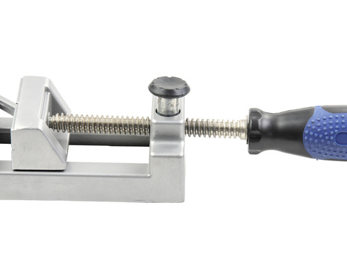 Schraubzwinge aus Metall mit Griff