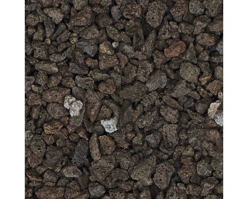 Gros plan de paillis de lave pour le jardin