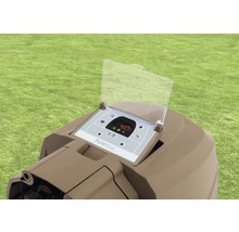 Bedienfeld eines Whirlpools mit digitaler Anzeige