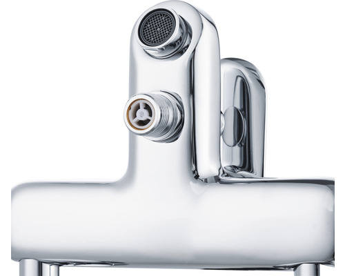 Robinet de douche apparent pour montage mural dans la salle de bain