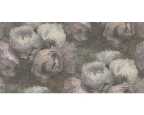 Papier peint à motif de roses