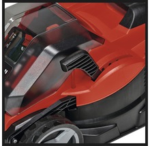 Vue détaillée d''une tondeuse à gazon avec batterie