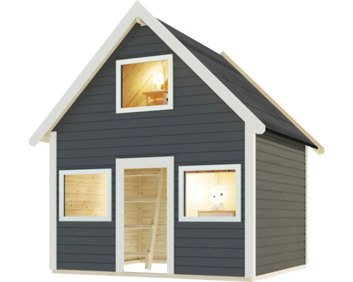 Cabane de jeux en bois avec échelle