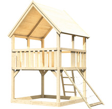 Spielhaus aus Holz mit Leiter für den Garten