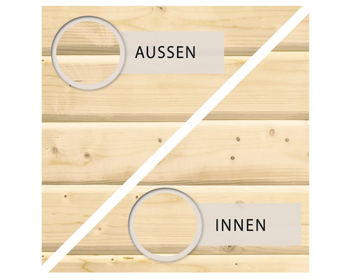 Mur en bois intérieur et extérieur